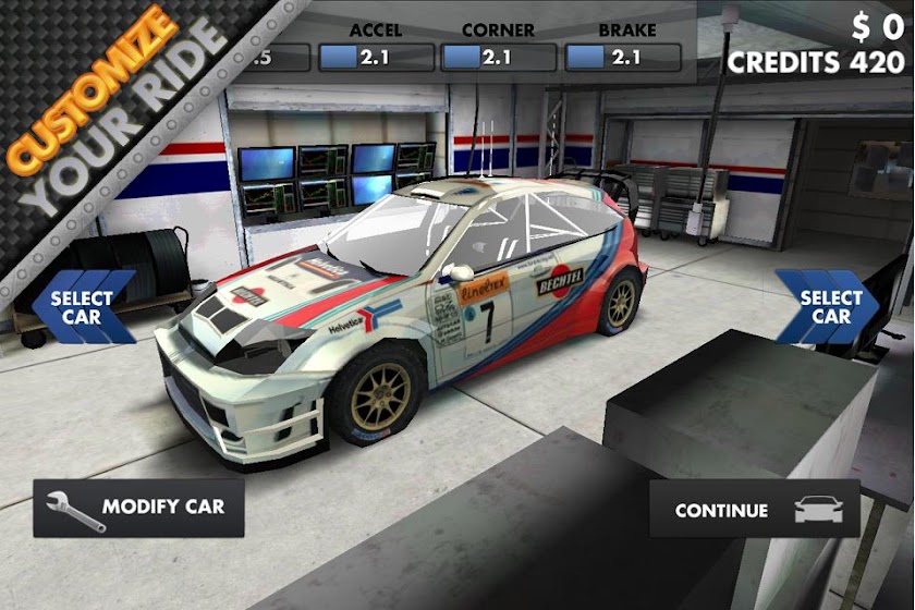 Rally Champs Screen 2