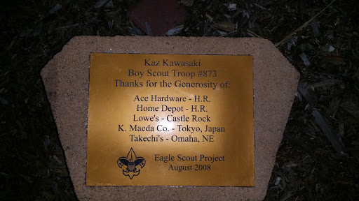 Kaz Kawasaki Eagle Scout Troop Project 873