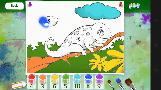 Lil' Fingers Games: Finger Painting