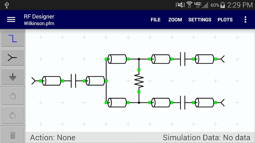 RF Designer™ Screen 1