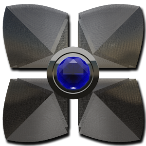 Next Launcher theme Blue Diamo Mod apk versão mais recente download gratuito