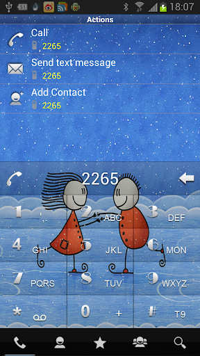 RocketDial Snow Theme