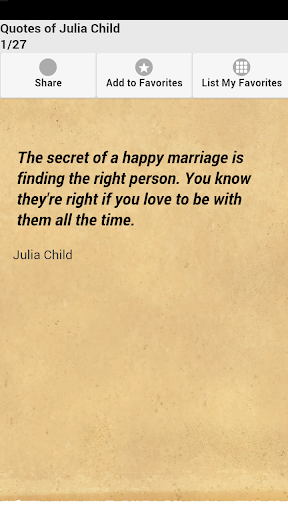 Quotes of Julia Child