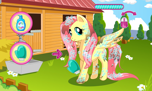 Pony makeover hair salon