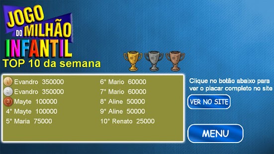 Jogo do Milhão - Show Infantil Screen 3
