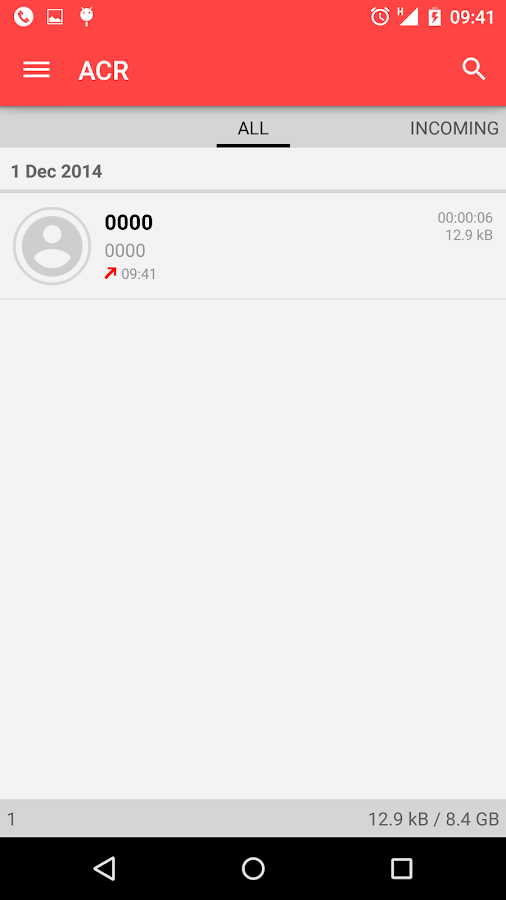 Call Recorder License - ACR - screenshot