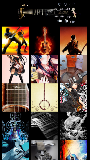 wallpaper with guitar
