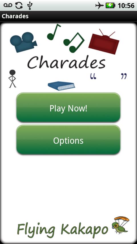 Android application Charades screenshort