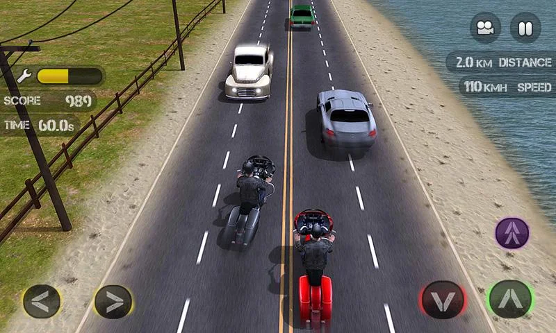   Race the Traffic Moto FULL: captura de tela 