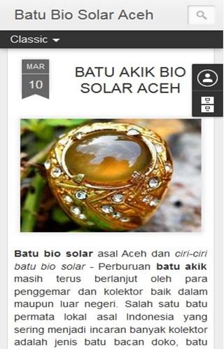 Batu Bio Solar Aceh