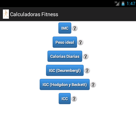 Calculadoras Fitness