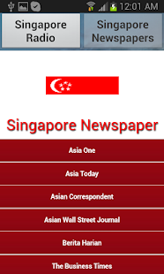 Singapore Radio and Newspaper