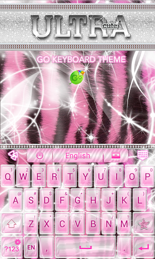 Ultra Cute★Pink Zebra★Keyboard