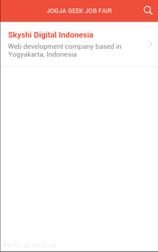 【免費媒體與影片App】Jogja Geek Job Fair-APP點子