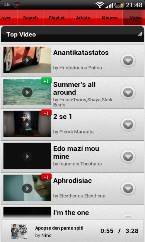 mygreek.fm - screenshot