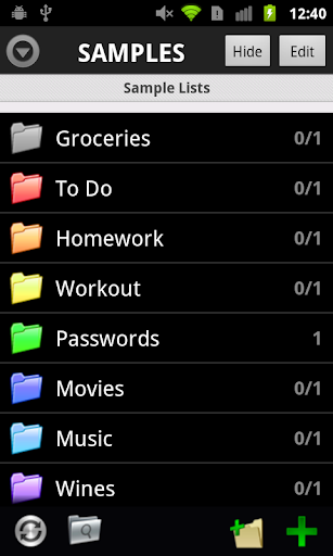 List Master Lite for Android