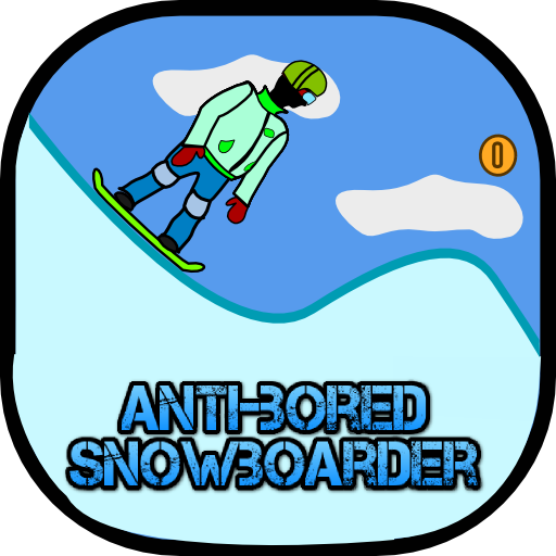 Antibored Snowboarder LOGO-APP點子