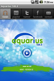 AQUARIUS FM 105.5 poster 3