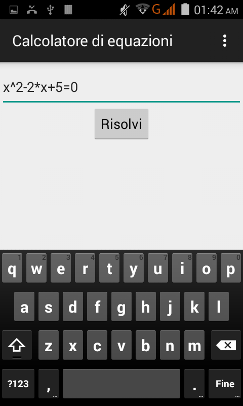 Android application Equation Step-by-Step Calc screenshort