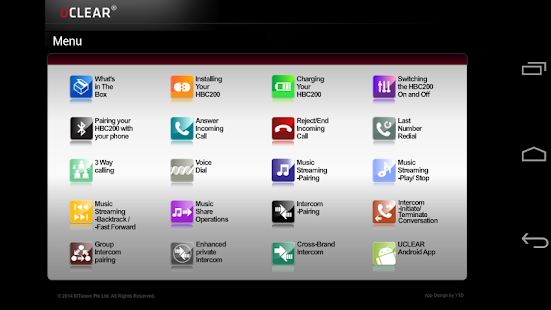 UCLEAR HBC200 instruction Screenshots 0