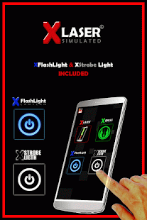 Capture d'ecran de l'application Android X-Laser Piano Simulated