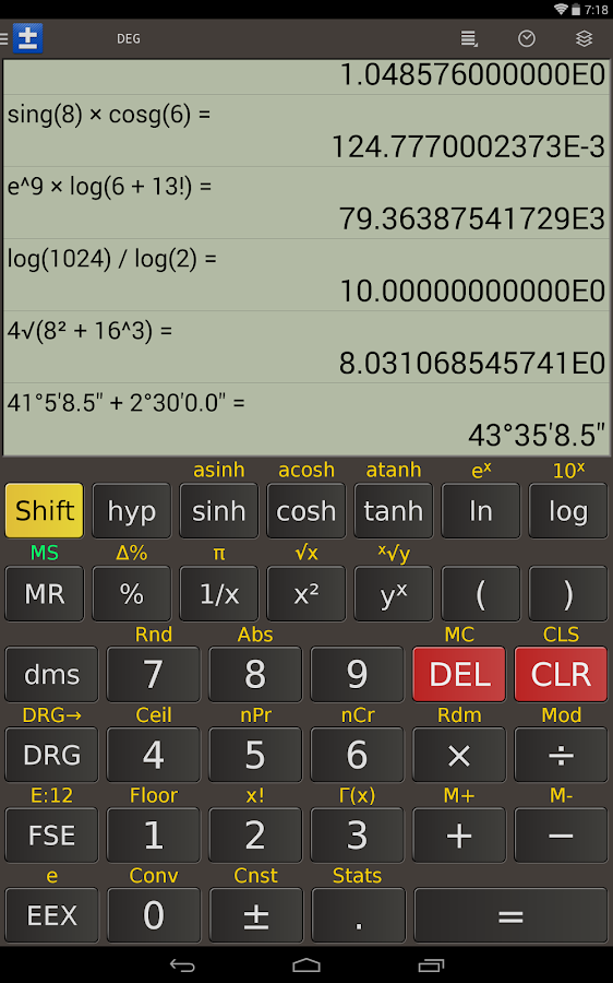 Scientific Calculator - FREE - screenshot
