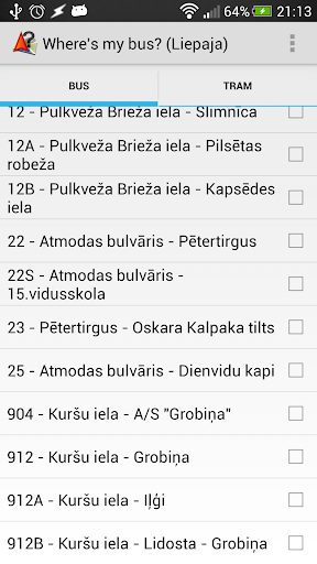 Where's my bus Liepaja