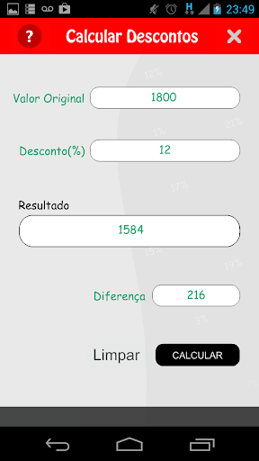 Calculadora de Desconto