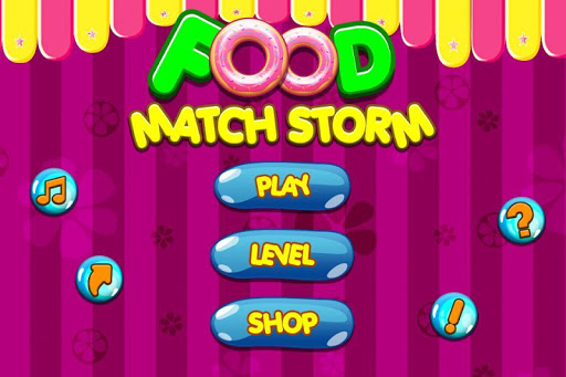 【免費益智App】Food Match Storm-APP點子