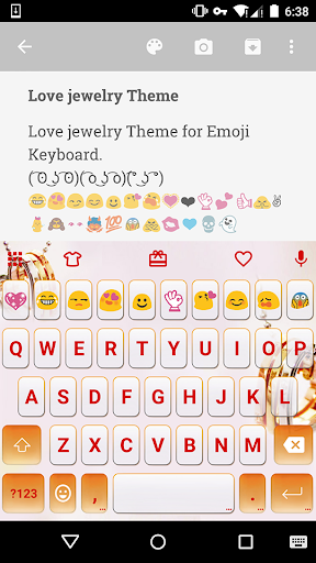 Love Jewelry Emoji Keyboard