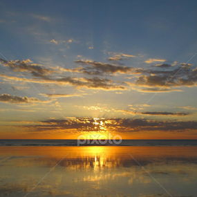 Broome sunset by Dan Searle - Landscapes Sunsets & Sunrises