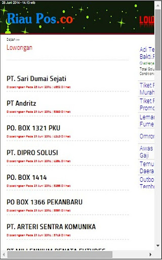 Download Lowongan Kerja di Riau for PC