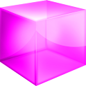 Pink Cube Theme GO Launcher EX logo