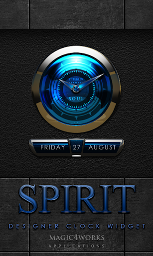 Spirit designer Clock Widget