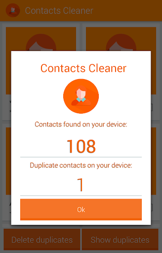 Contacts Cleaner