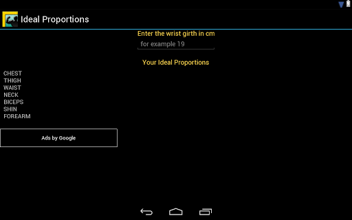 【免費運動App】Ideal Proportions of the Body-APP點子