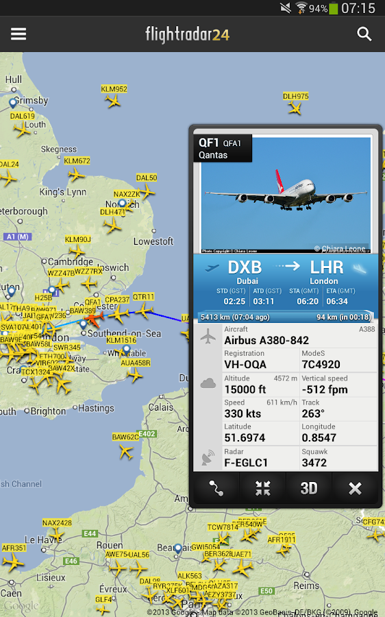 Flightradar24 Pro - screenshot