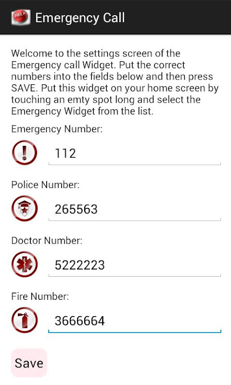 Emergency Call Widget - 1.0 - (Android)