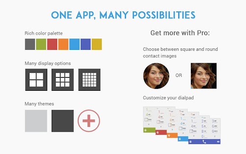 Android application Contacts Dialer (Key/Donation) screenshort
