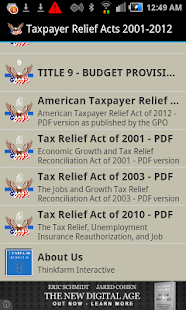 How to download Taxpayer Relief Acts 2001-2012 patch 1.2 apk for laptop