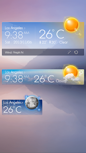 Glass View Theme GOWeather