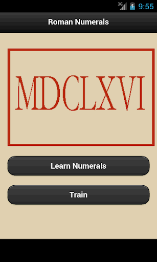 Roman Numerals