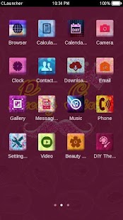 Download Pretty Girl C Launcher Theme APK