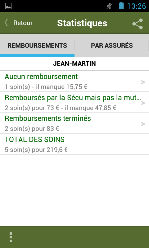 Android application SoaSecu screenshort