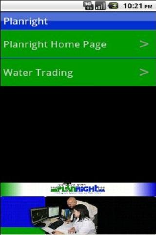 Planright Water App