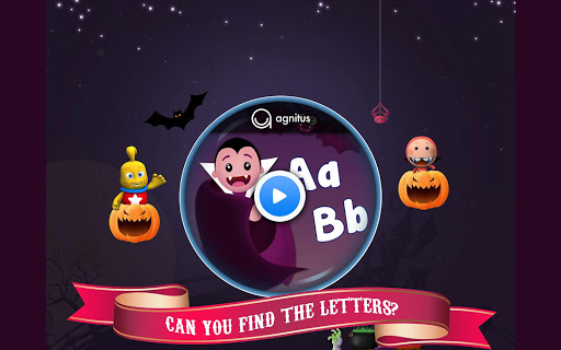 Halloween Dracula ABC for kids