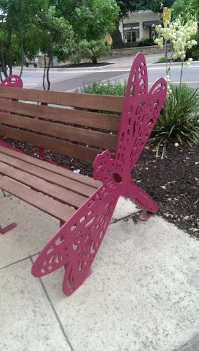 Domain Pink Dragonfly Bench