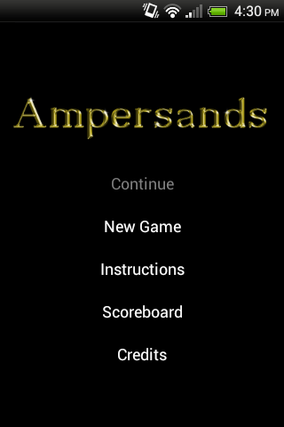 Ampersands