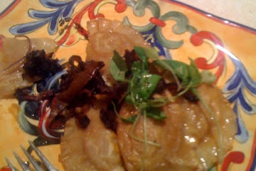 Butternut Squash Perogies with Caramelized Red Onion &amp;amp; Apple