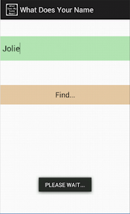What does my name mean Screenshots 0